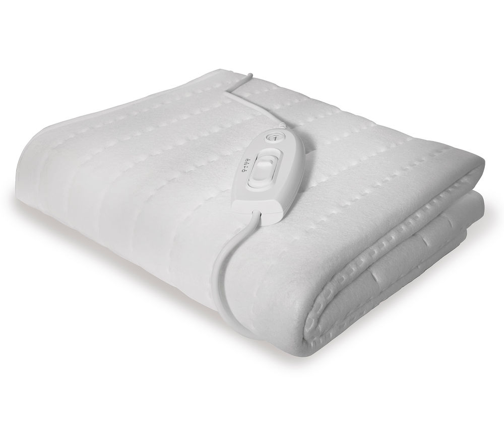 Elektrische deken TEB1501W met extra voetenwarmte Tomado